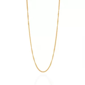 Cordão banhado a ouro 18k fio grumet cód. 530695