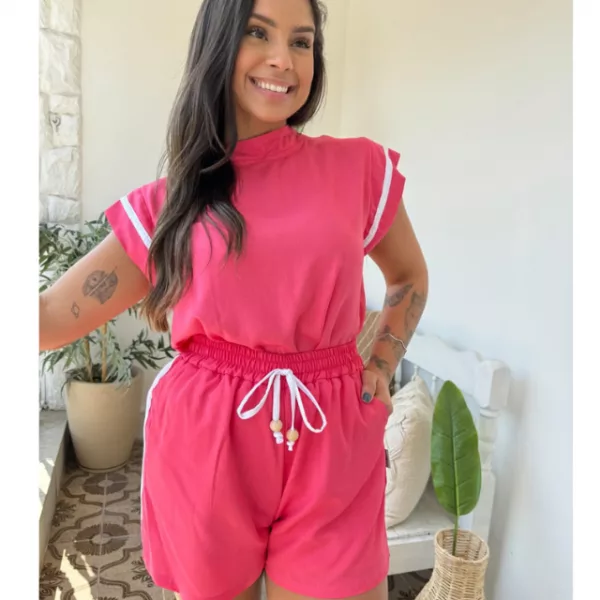 Conjunto Feminino  Shorts e Blusa