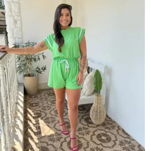 Conjunto Feminino Shorts e Blusa