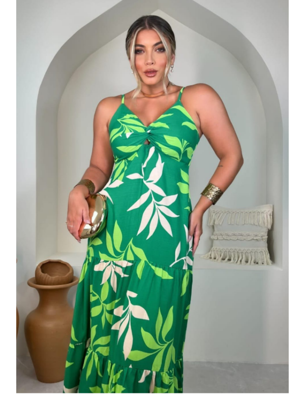 Vestido longo Flora