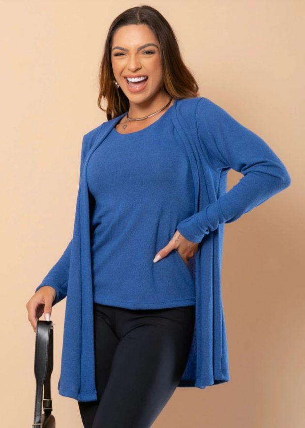 Conjunto Blusa e Cardigã - Image 3